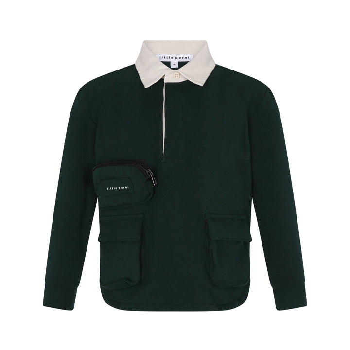 Boys French Terry Utility Shirt