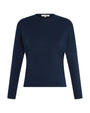 Elbow Patch Dolman Tee Navy.