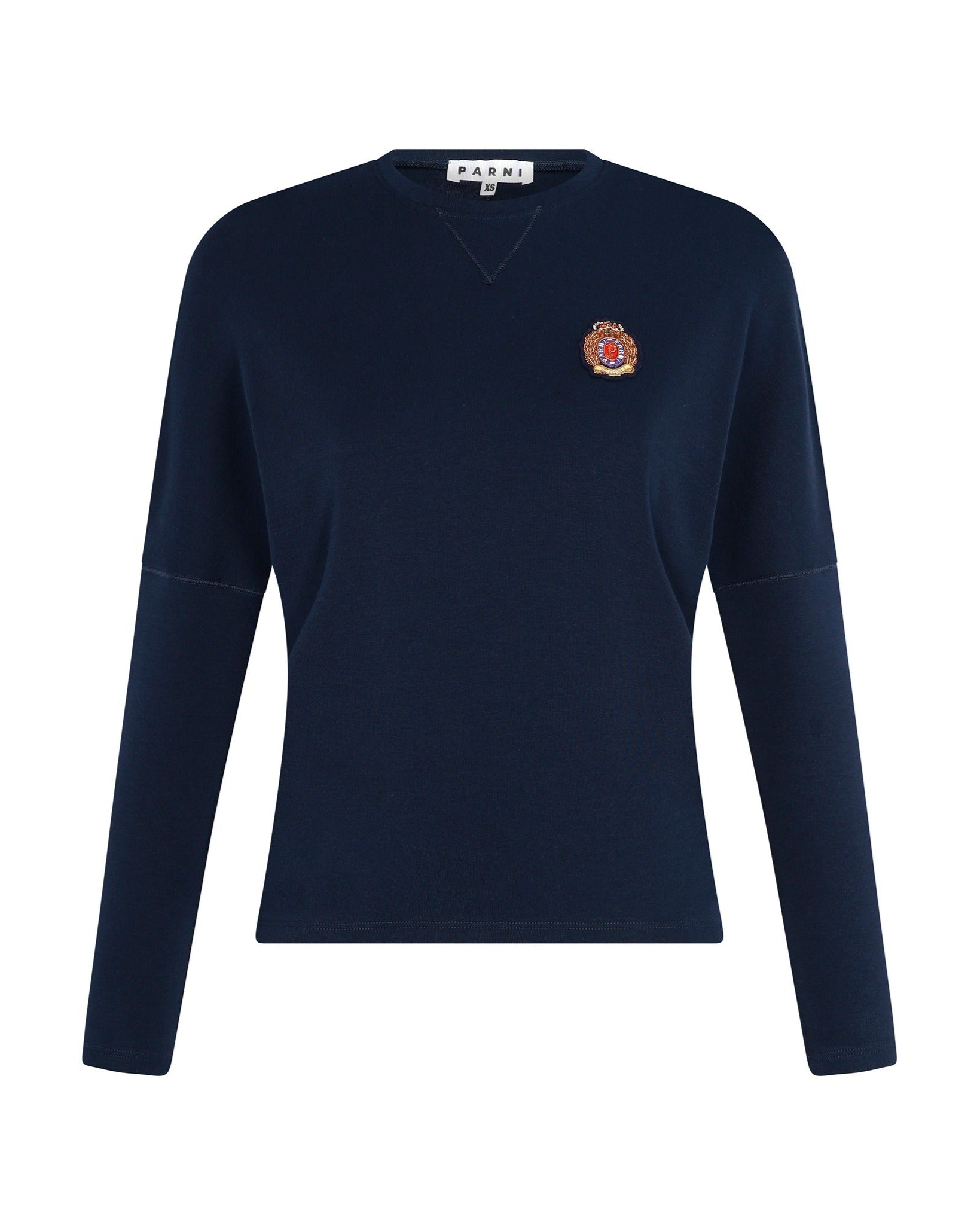Classic Parni Emblem Dolman Tee Navy.