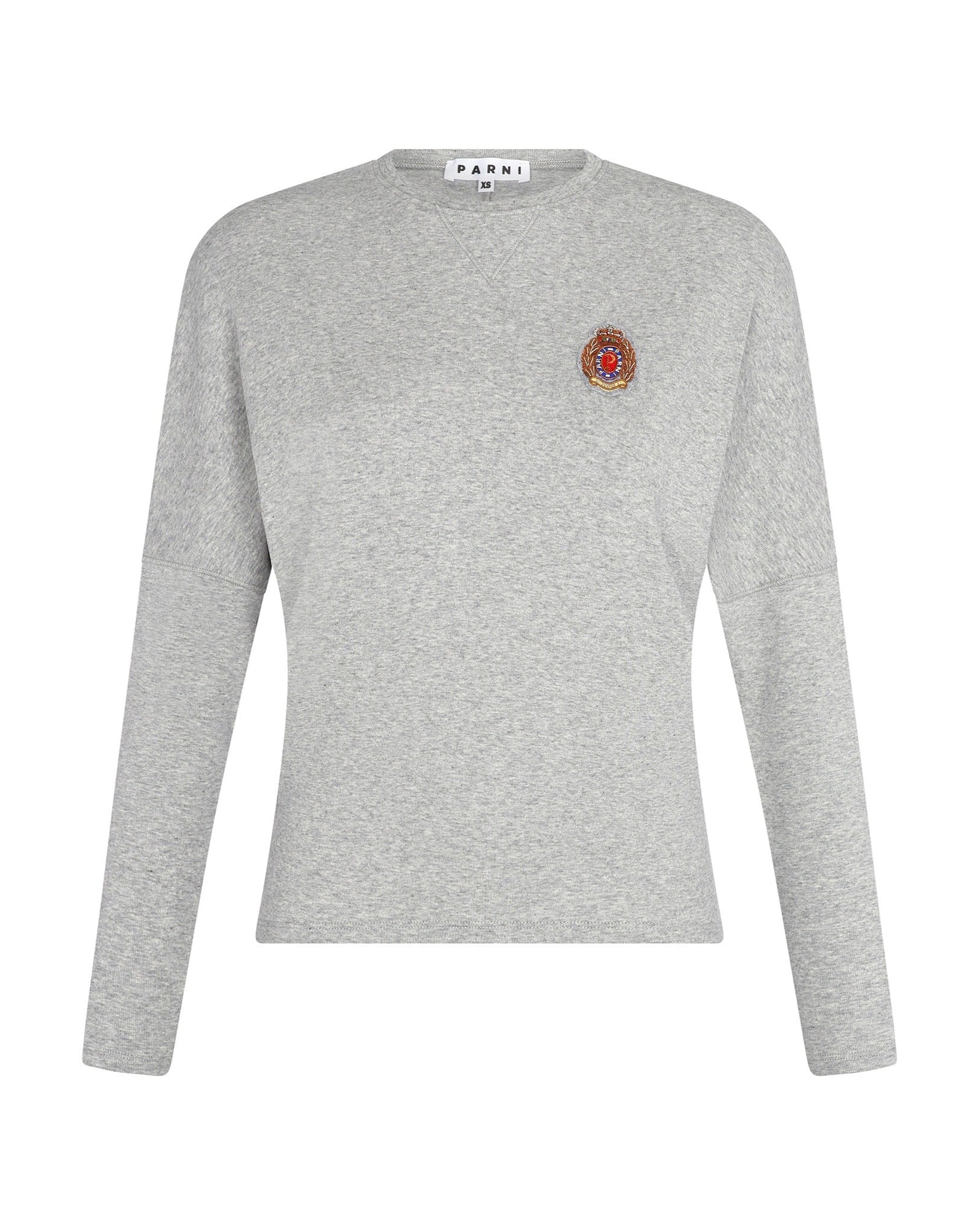 Classic Parni Emblem Dolman Tee Grey.