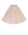 Blush Relaxed Cotton Drawstring Skirt.