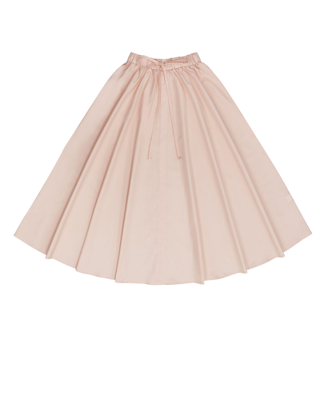 Blush Relaxed Cotton Drawstring Skirt.