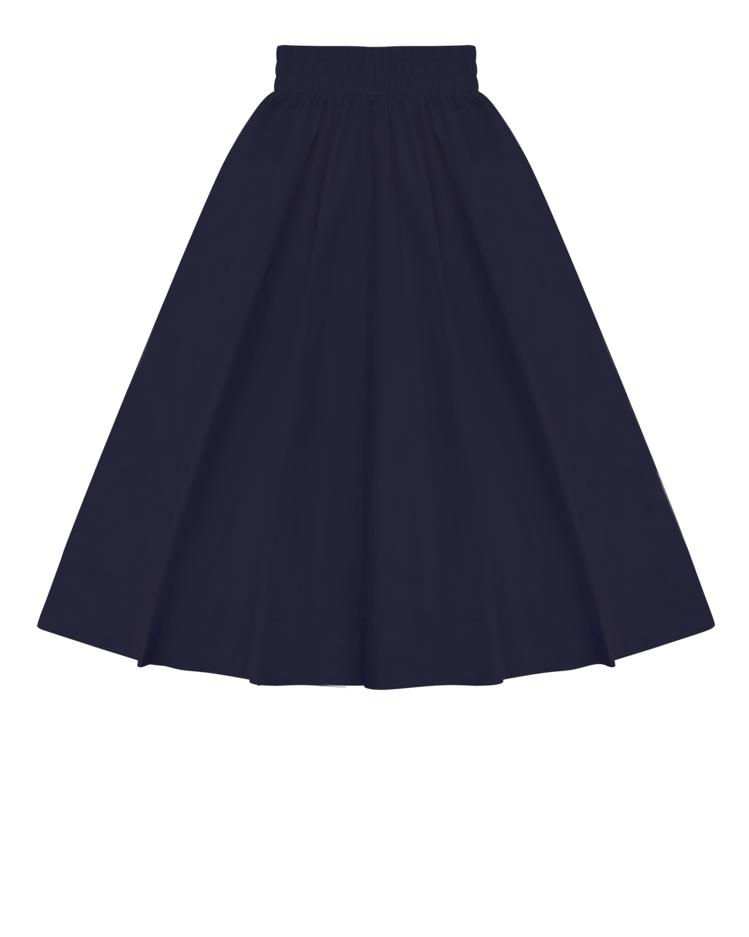 The Perfect Twill Drawstring Skirt Navy.