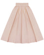 Blush Cinched Poplin Skirt.
