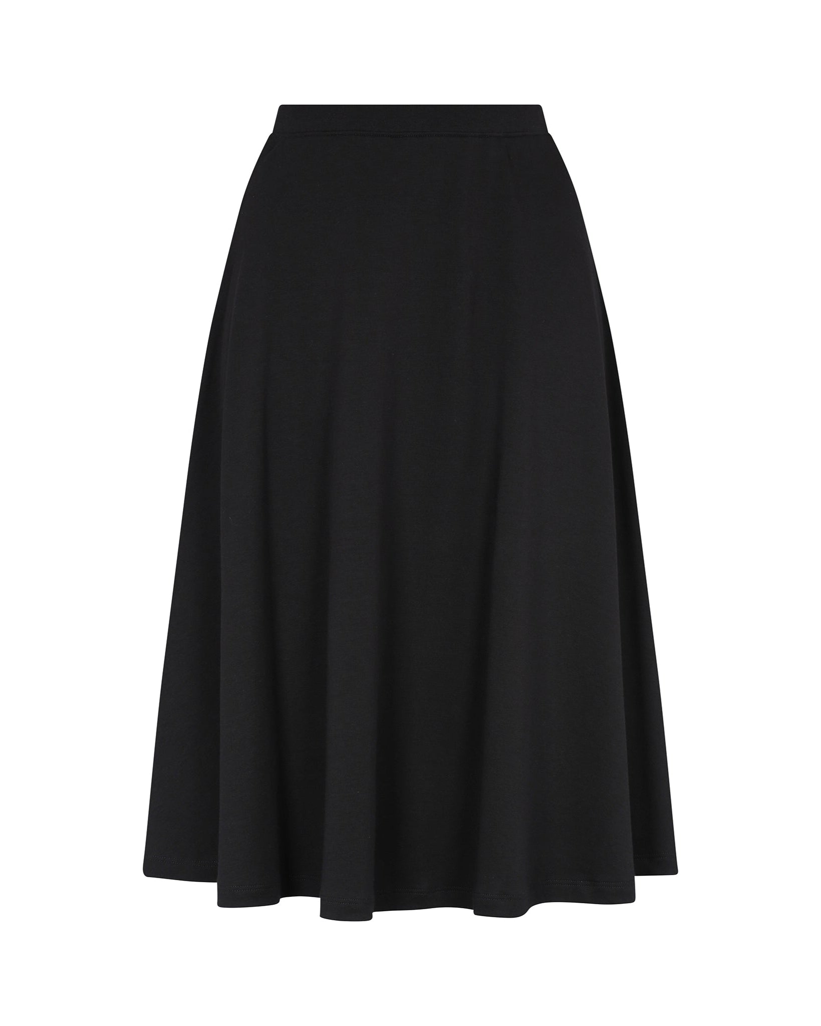 Black Everyday Pima Short Skirt.