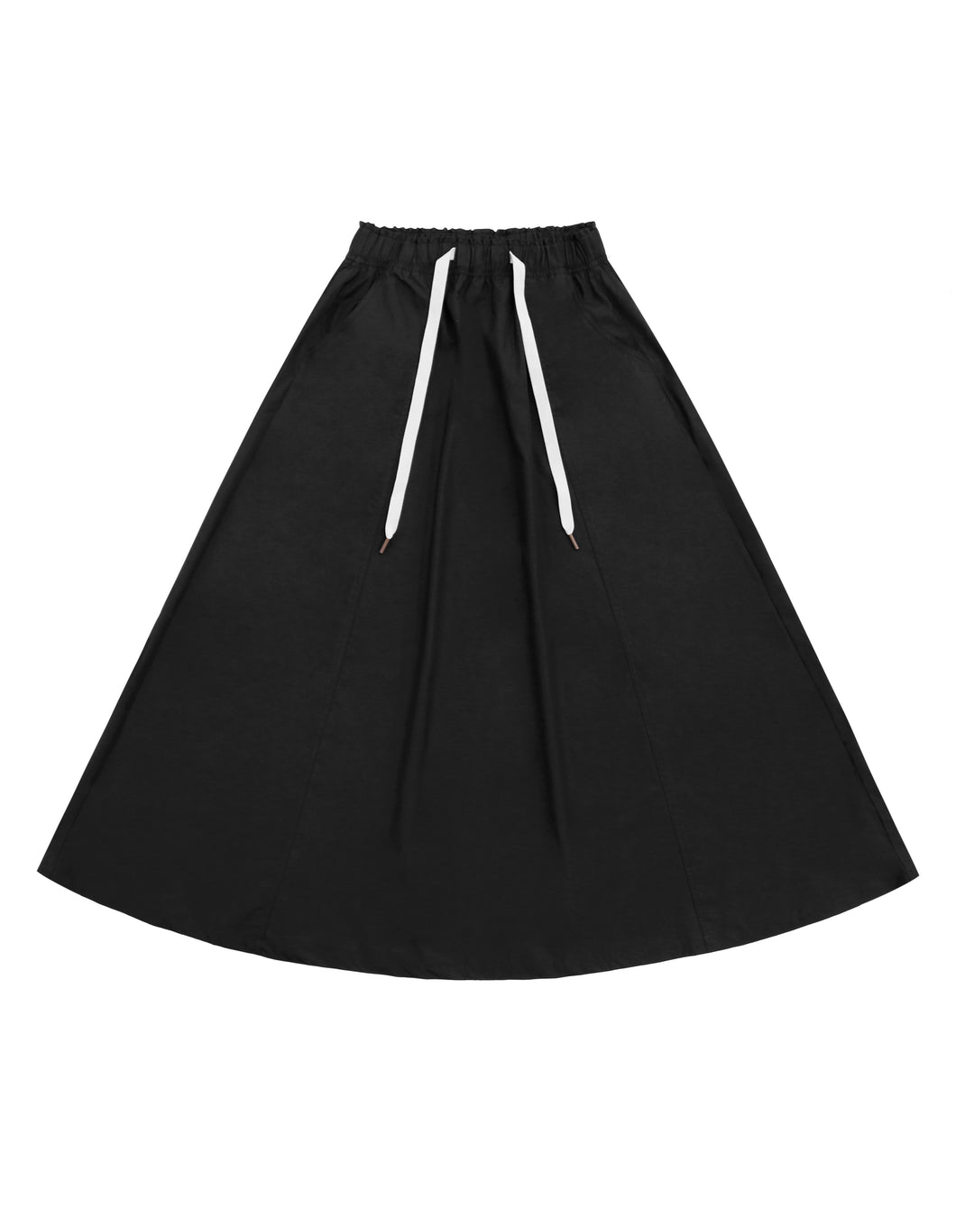 Black The Perfect Twill Drawstring Skirt.