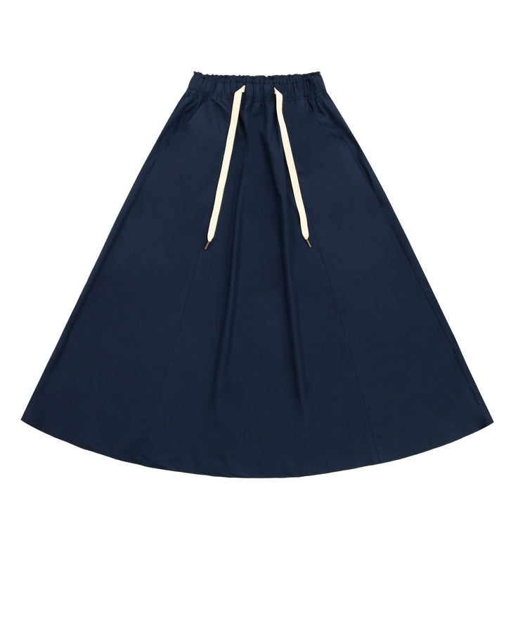 Navy The Perfect Twill Drawstring Skirt.