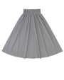 Striped Cinched Poplin skirt Black.