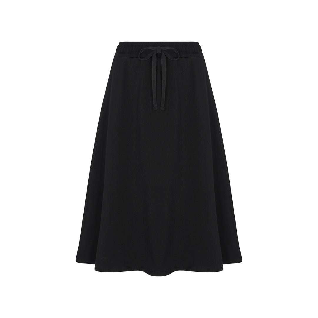 French Terry Drawstring Short Skirt
