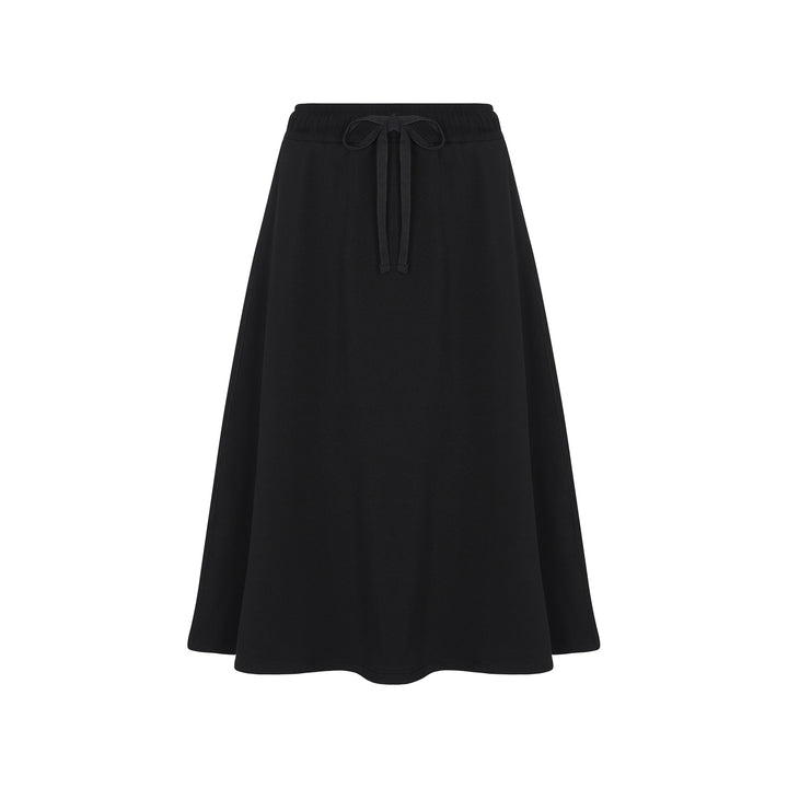 French Terry Drawstring Short Skirt