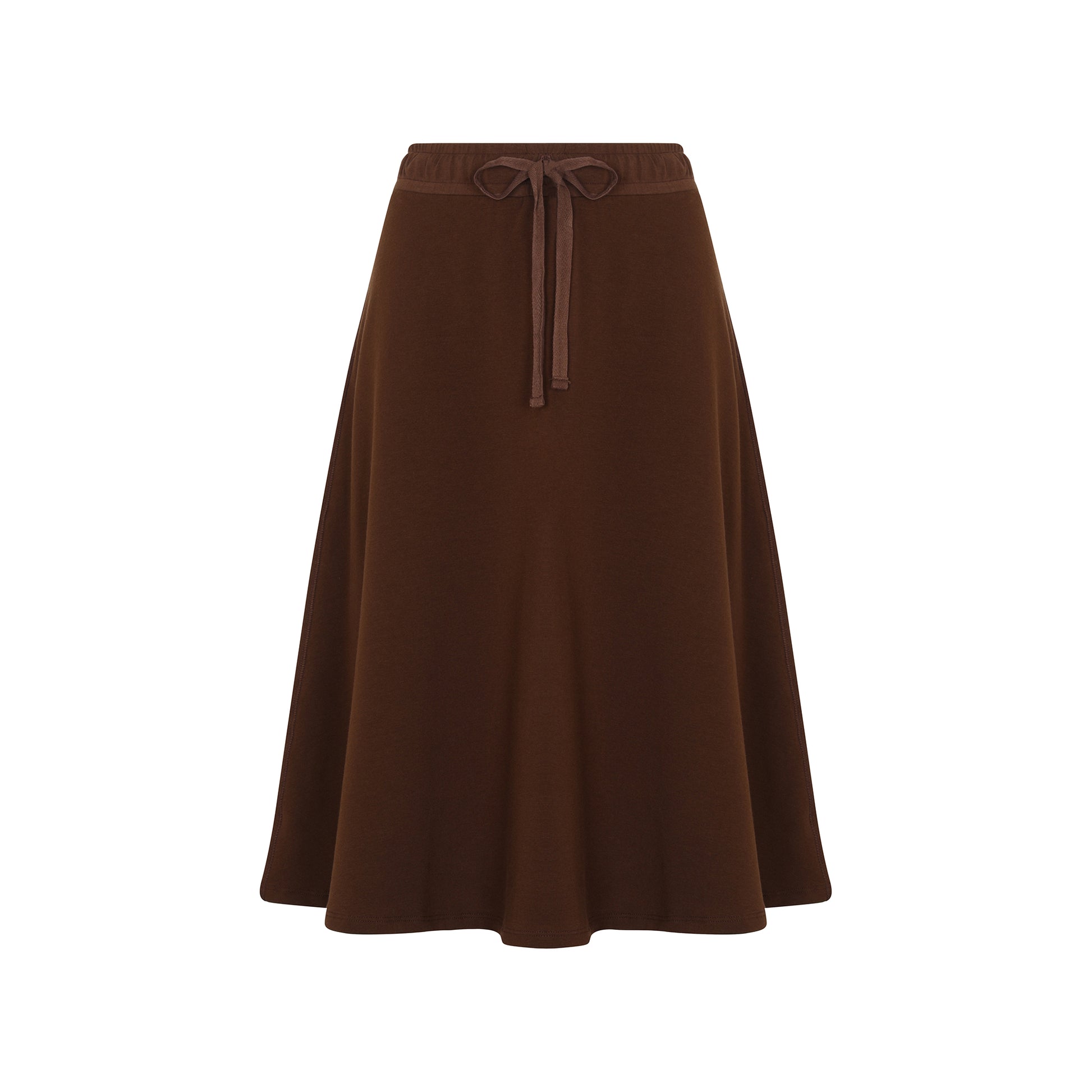 French Terry Drawstring Short Skirt