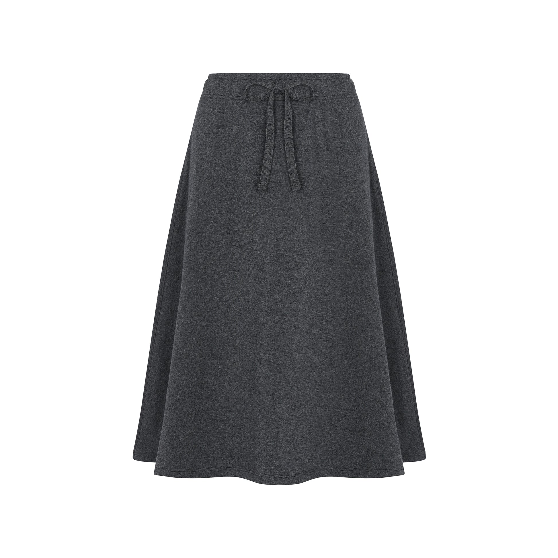 French Terry Drawstring Short Skirt