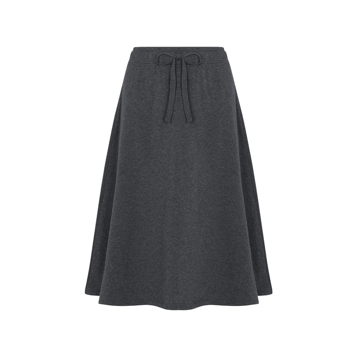 French Terry Drawstring Short Skirt