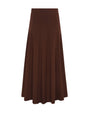 Brown skirt on a white background