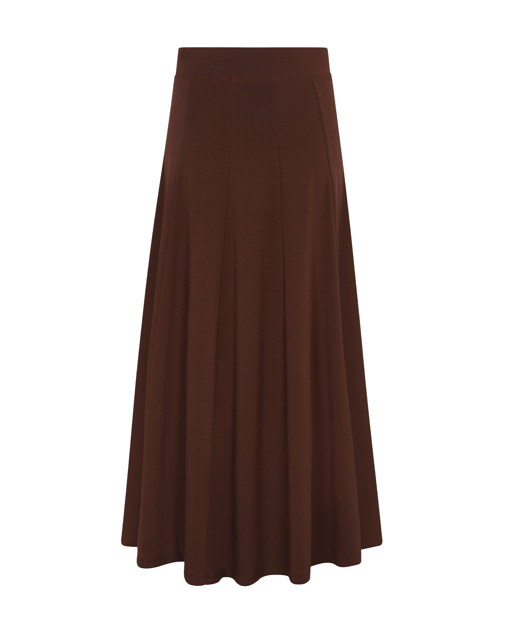 Brown skirt on a white background