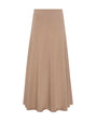 Beige skirt on a white background