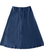 Blue skirt on a white background