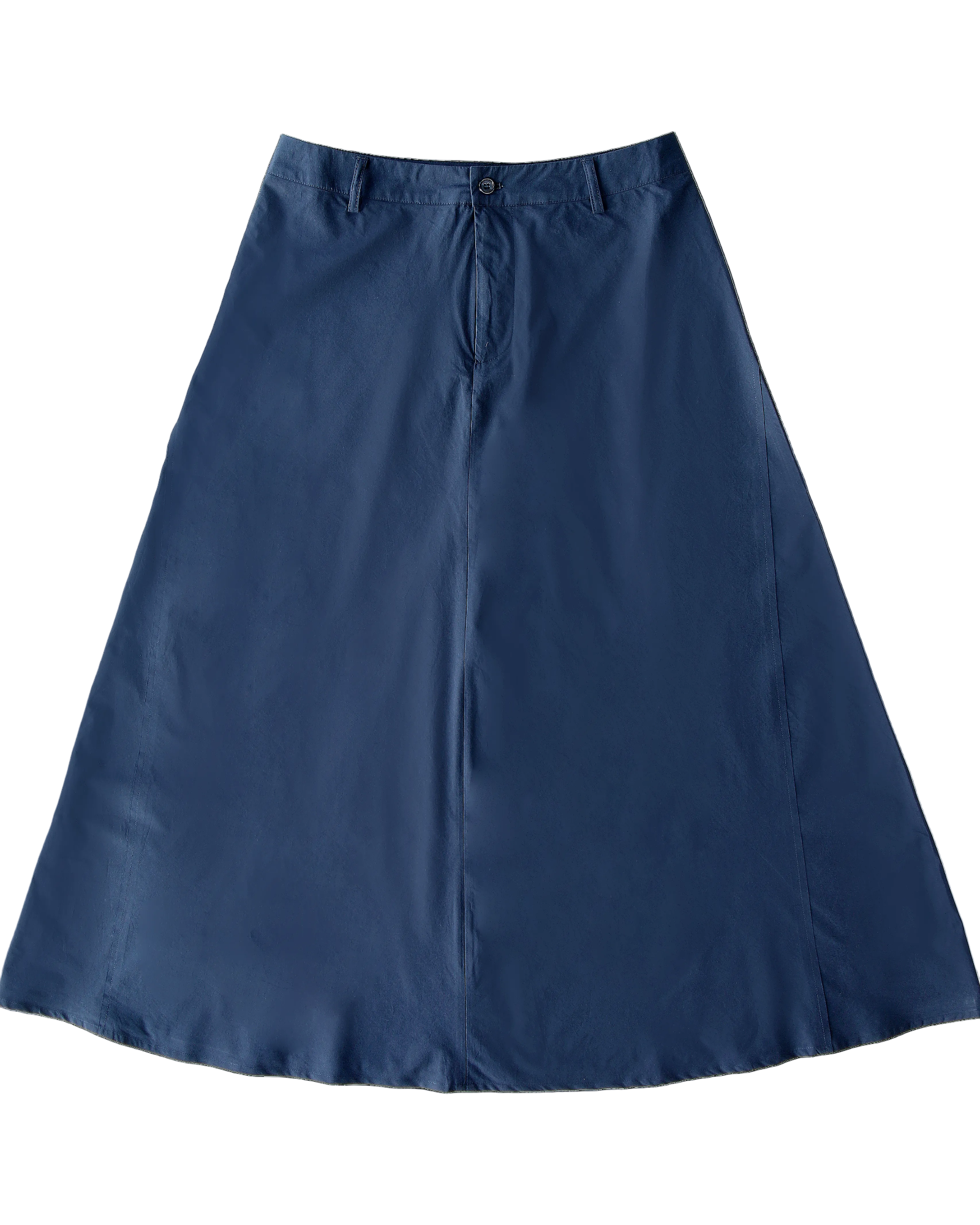 Blue skirt on a white background