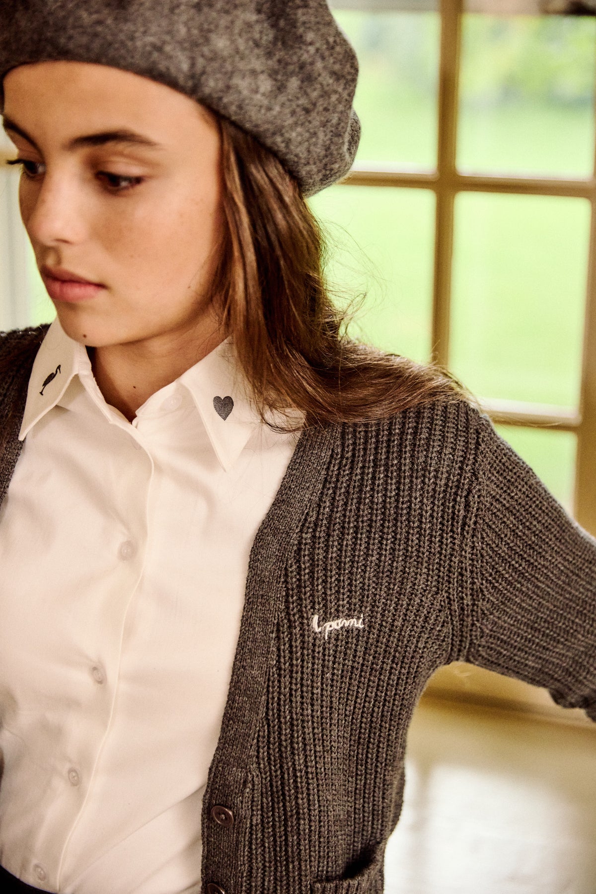 Teen's Elegant Embroidered Shirt
