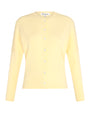 Rhinestone Mock Cardigan Dolman Yellow.