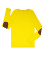 Yellow Classic Elbow Patch Tee.