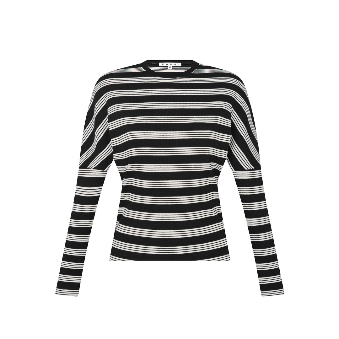 Casual  Stripe Dolman