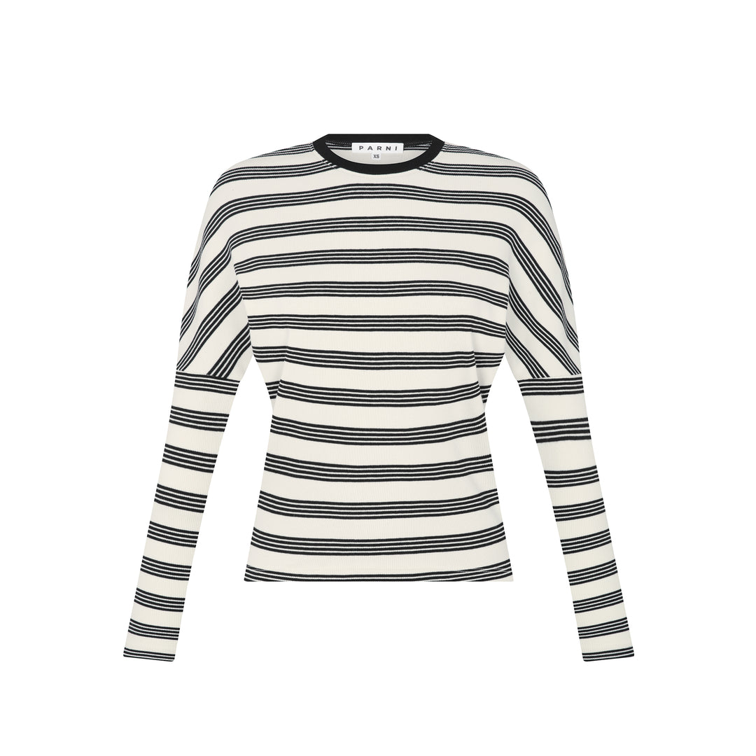 Casual  Stripe Dolman