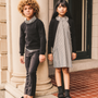 Skinny Stripe Taffeta Dress