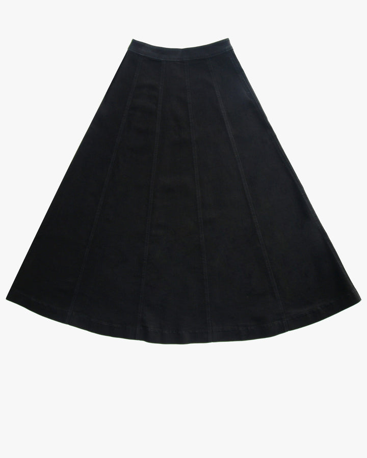 Black skirt on a white background