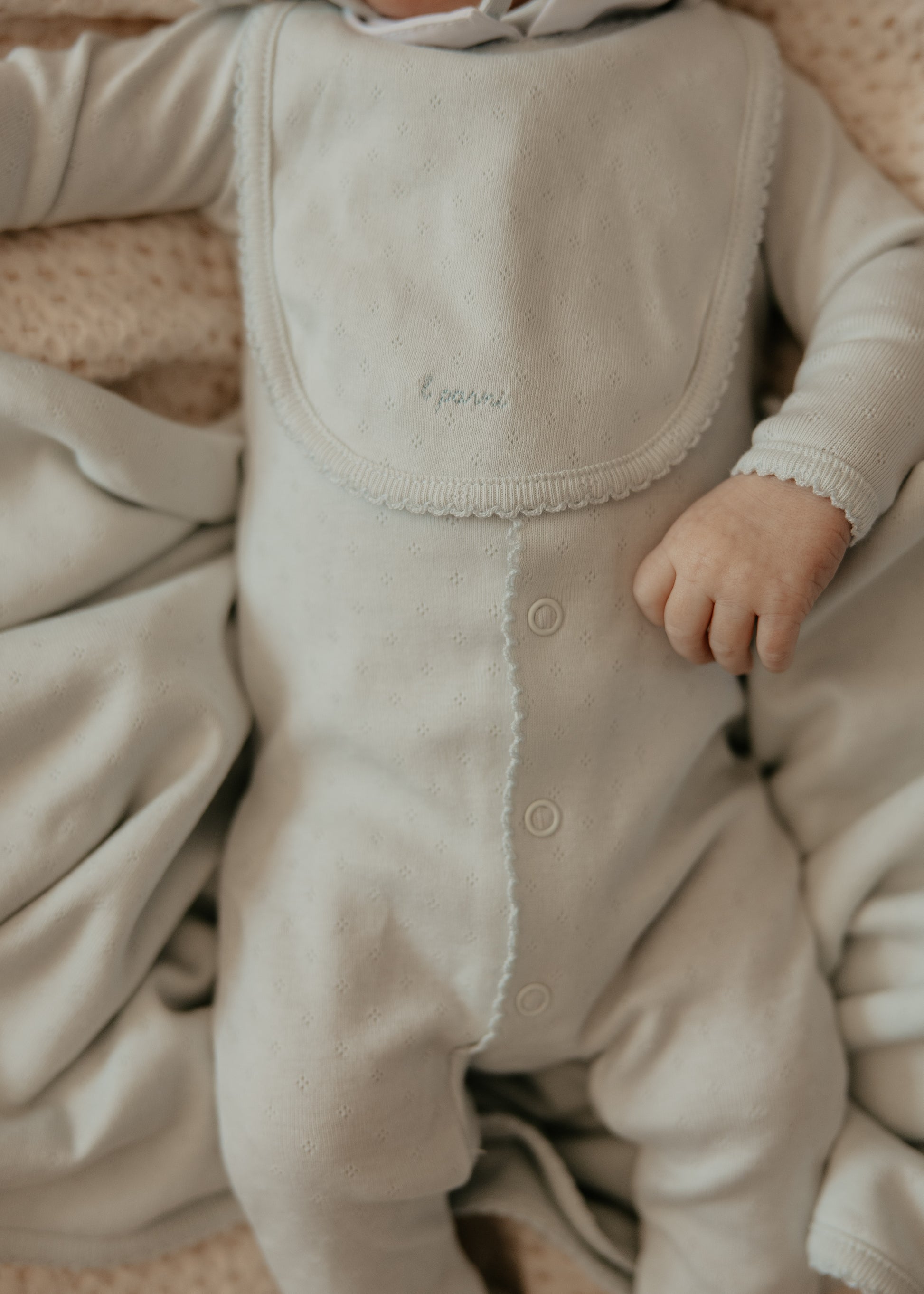 The Forever Cherished Pointelle  Footie