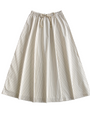 Striped skirt on a white background