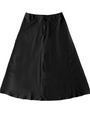 Black skirt on a white background