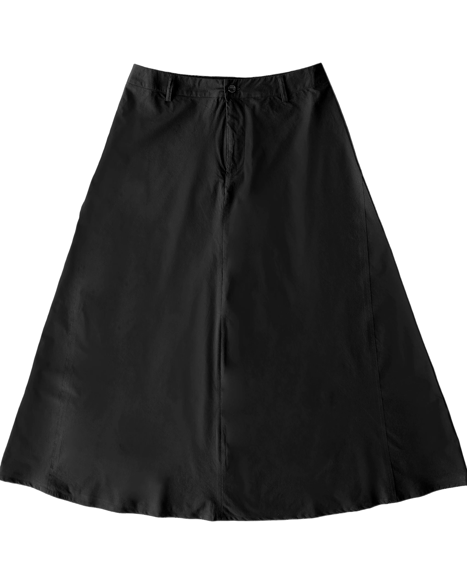 Black skirt on a white background