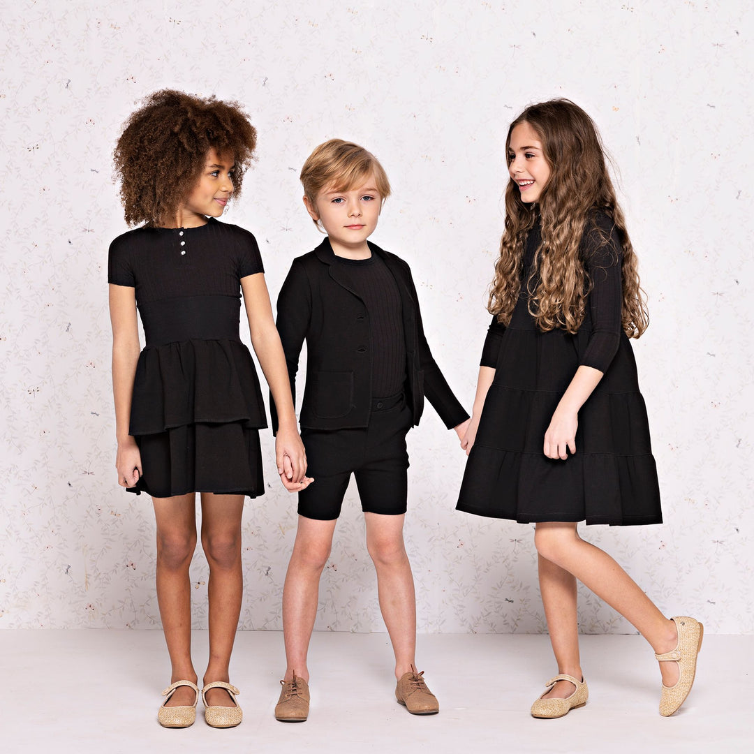 Rhinestone Short Sleeve Henley Top