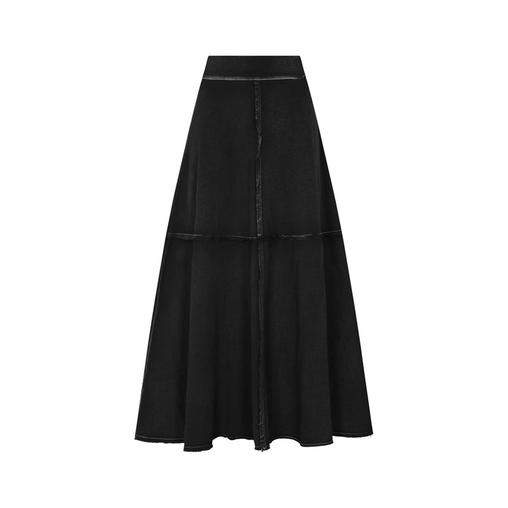 Fringe Maxi Skirt