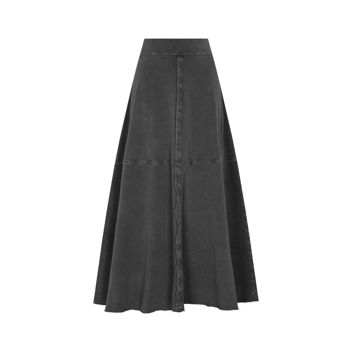 Fringe Maxi Skirt