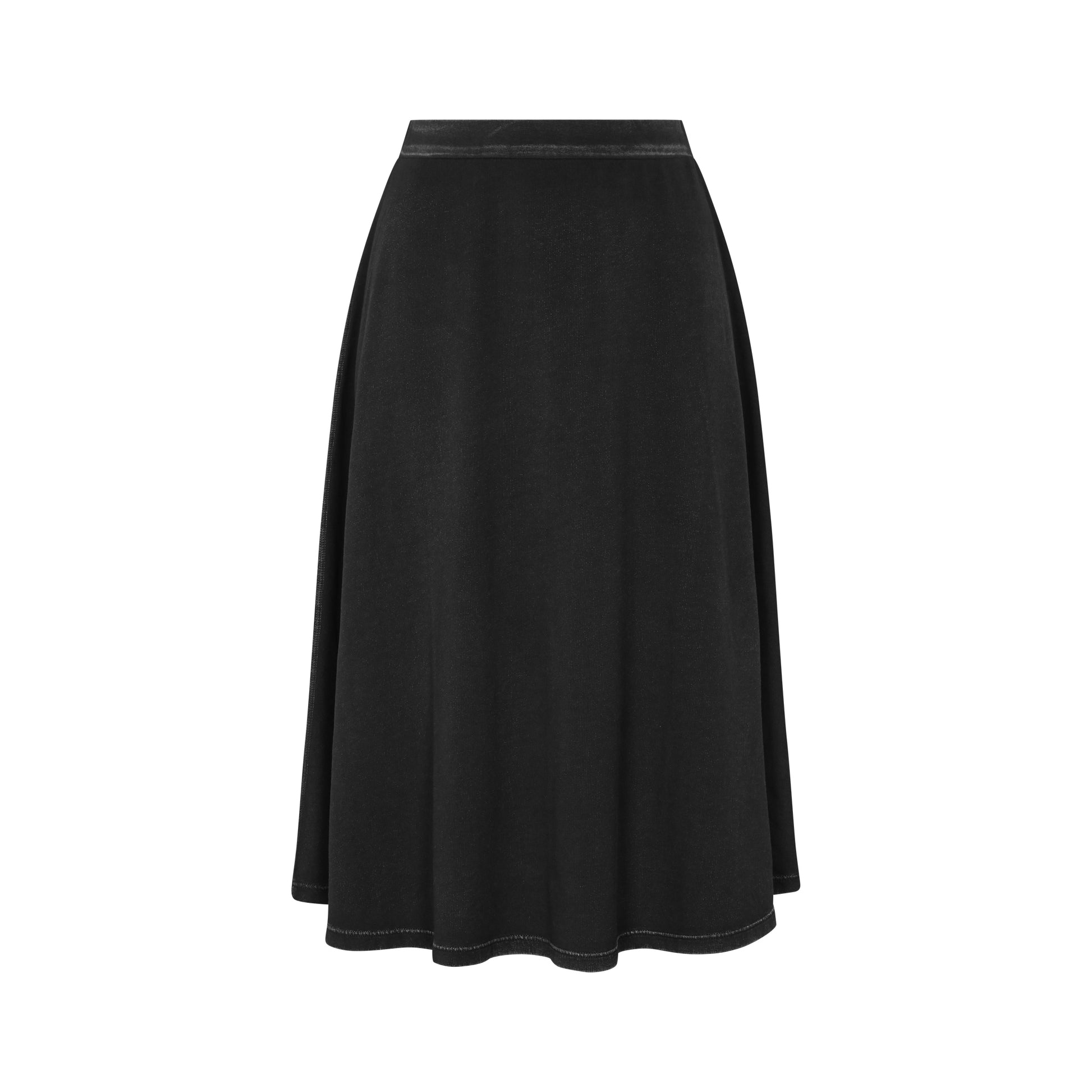 Denim Wash Short Skirt