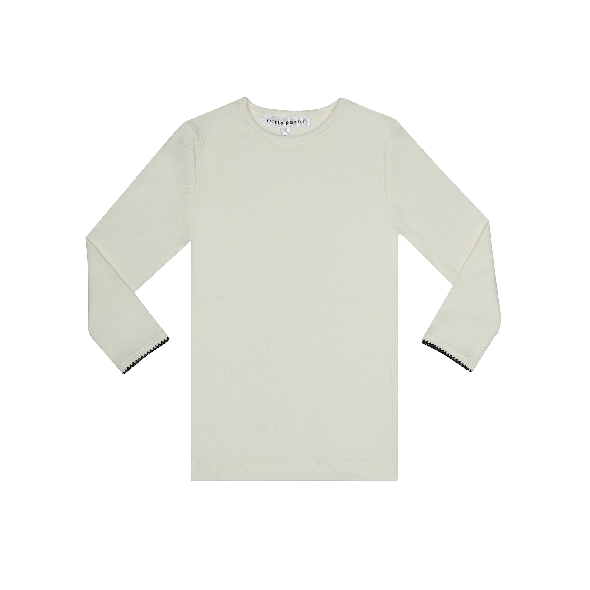 Ribbed Cotton Blend Tee