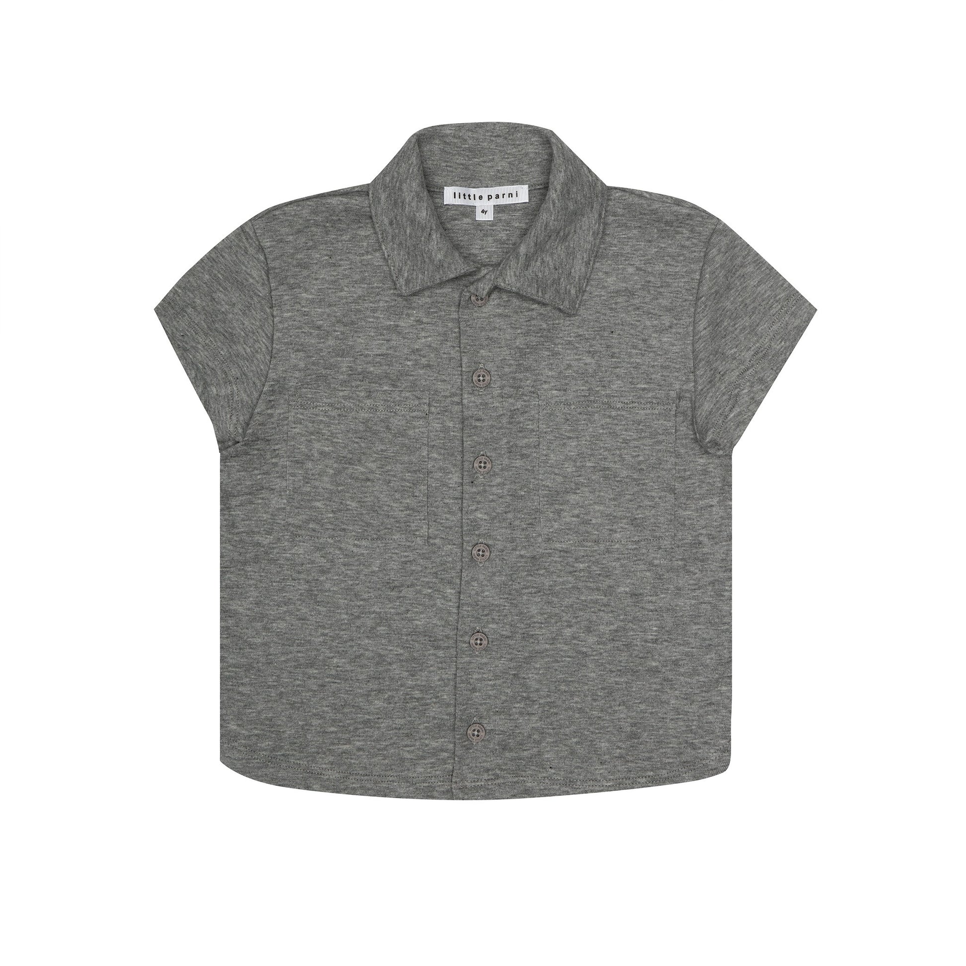Soft Collared  Double Pocket Shirt