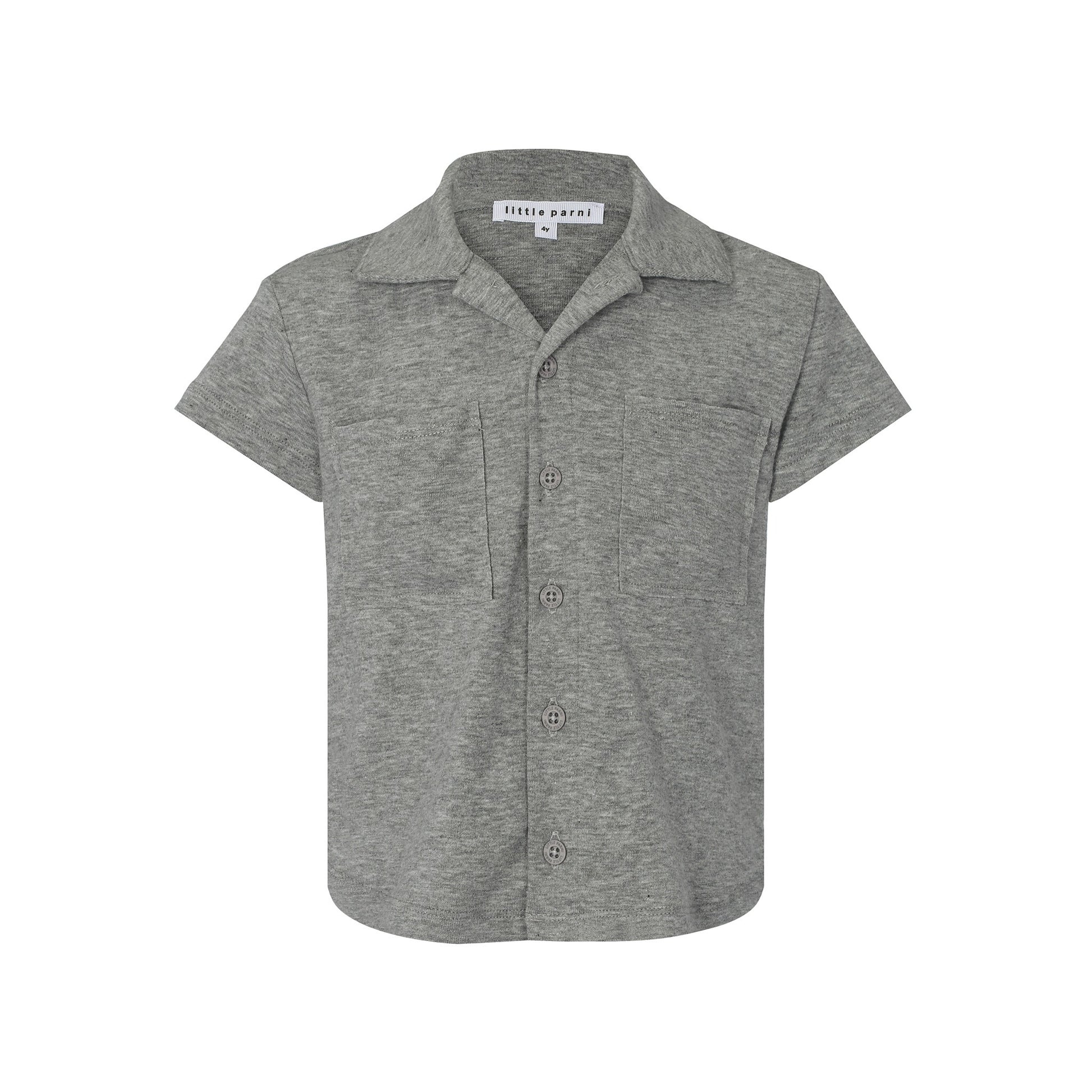 Soft Collared  Double Pocket Shirt