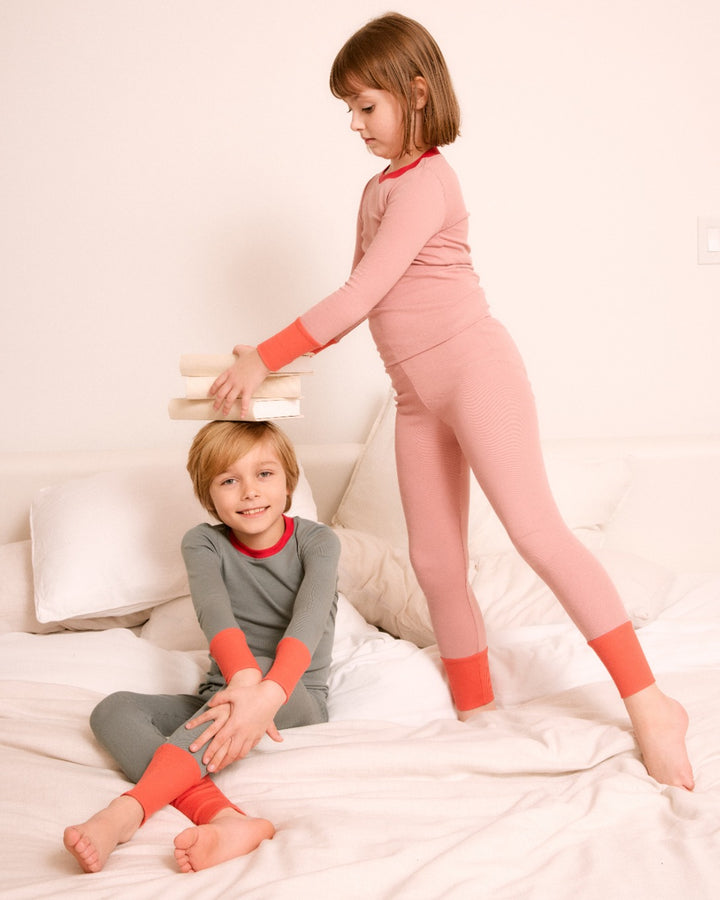 Colorblock Kids Pajamas