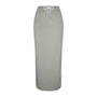 Midi Tie Skirt in Green.