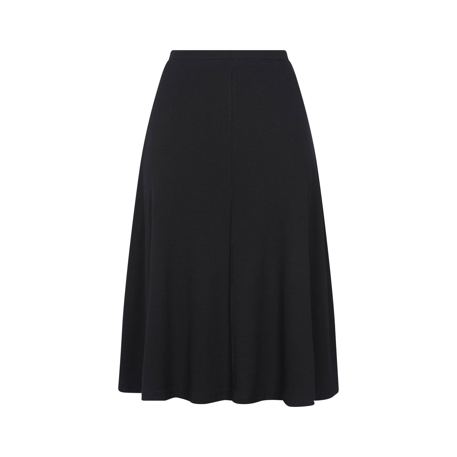Ribbed Short Skirt with vein