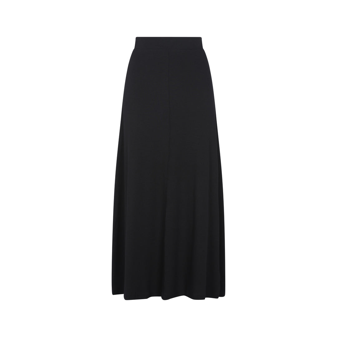 Ribbed Maxi Skirt with vein