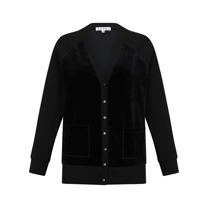 Velour Cardigan